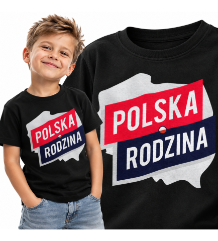 Koszulka dziecięca Polska Rodzina